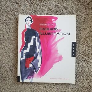Rockport Fashion Illustration Book with Pink and Black Cover
